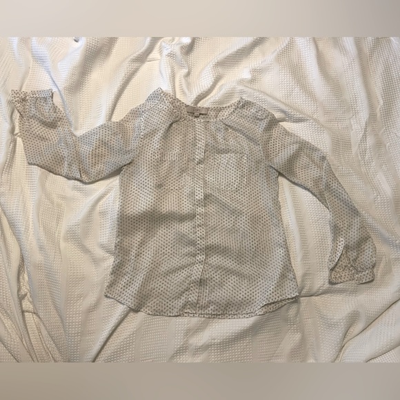 LOFT Delicate Pattern Blouse - Picture 2 of 2